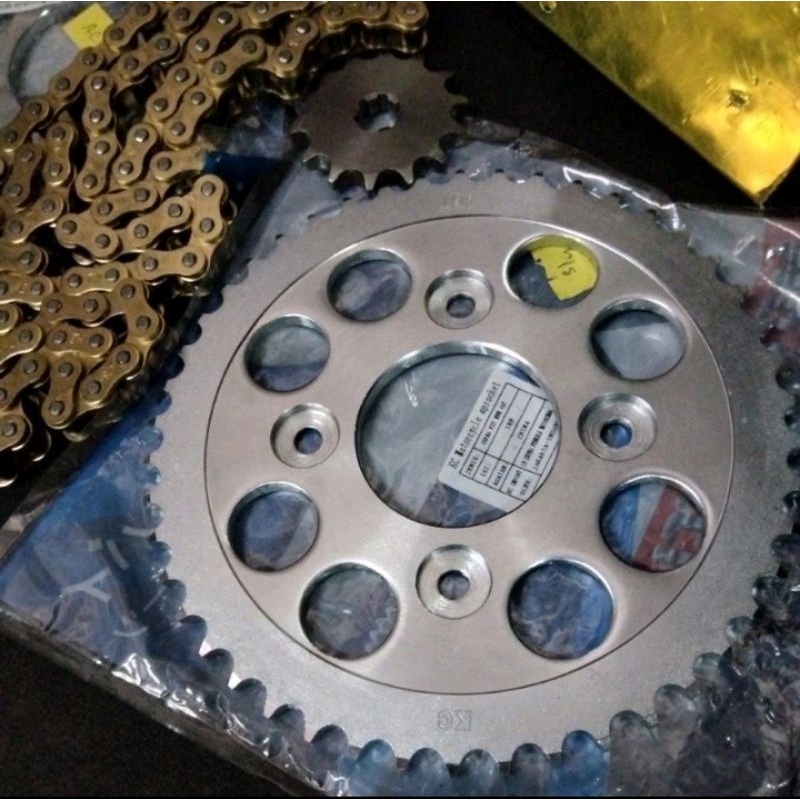 GEAR GIR SET TDR TYPE KC 428 RANTAI CHOHO MB 428 KARISMA KHARISMA SUPRA X125 KIRANA BLADE REVO FIT N
