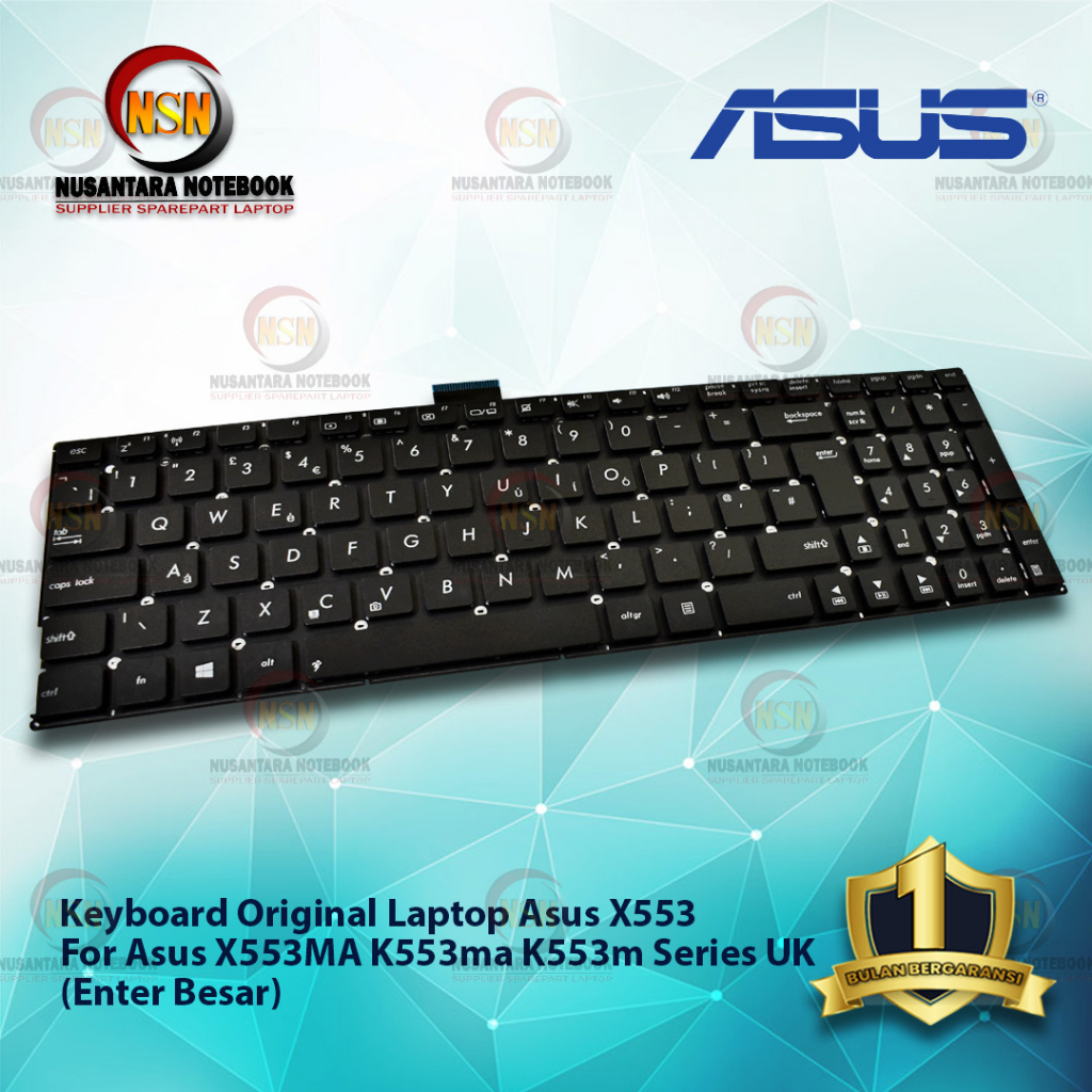 Keyboard Laptop Asus X553 For Asus X553MA Enter Besar Series UK