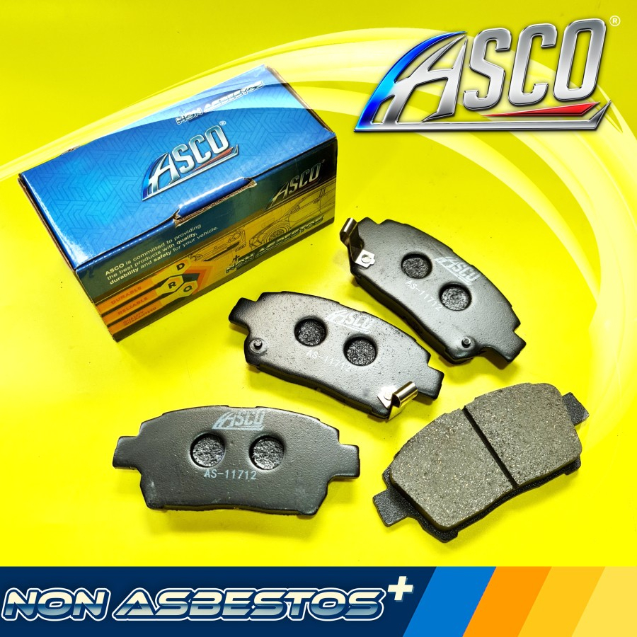 KAMPAS REM DEPAN BRAKE PAD ASCO VIOS GEN 1 / LIMO GEN 1 AS-11712