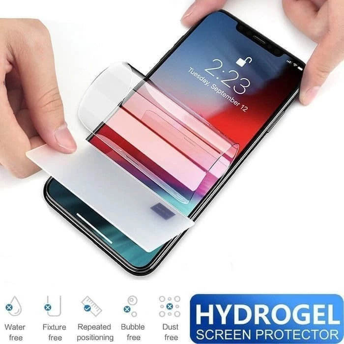 Hydrogel Anti Gores Jelly Tempered Glass Smartphone untuk Semua Merek