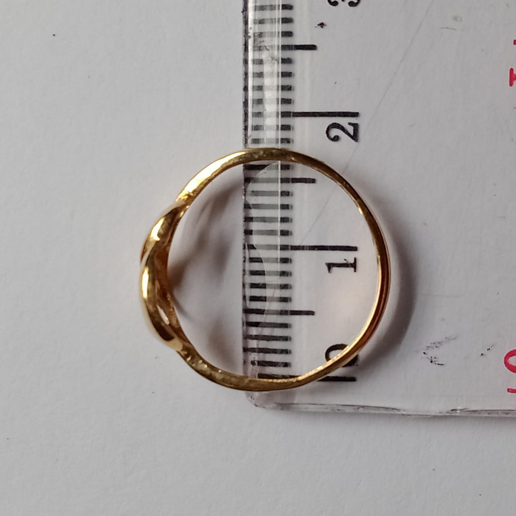 Cincin Emas 17K - 1 Gr Kadar 750 - 4895