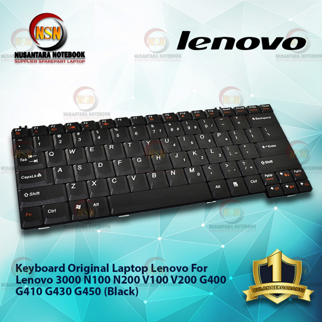 Keyboard Lenovo 3000 N100 N200 V100 V200 G400 G410 G430 G450 C100 C200