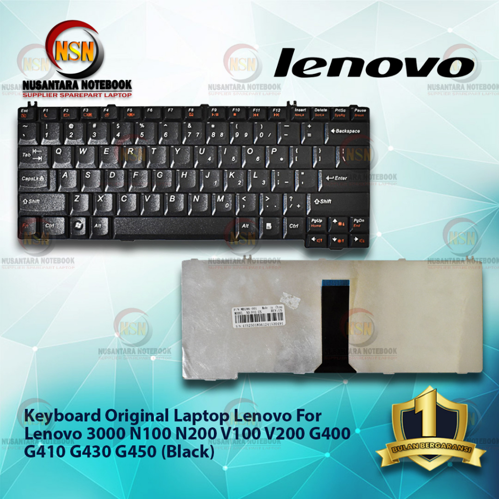 Keyboard Lenovo 3000 N100 N200 V100 V200 G400 G410 G430 G450 C100 C200