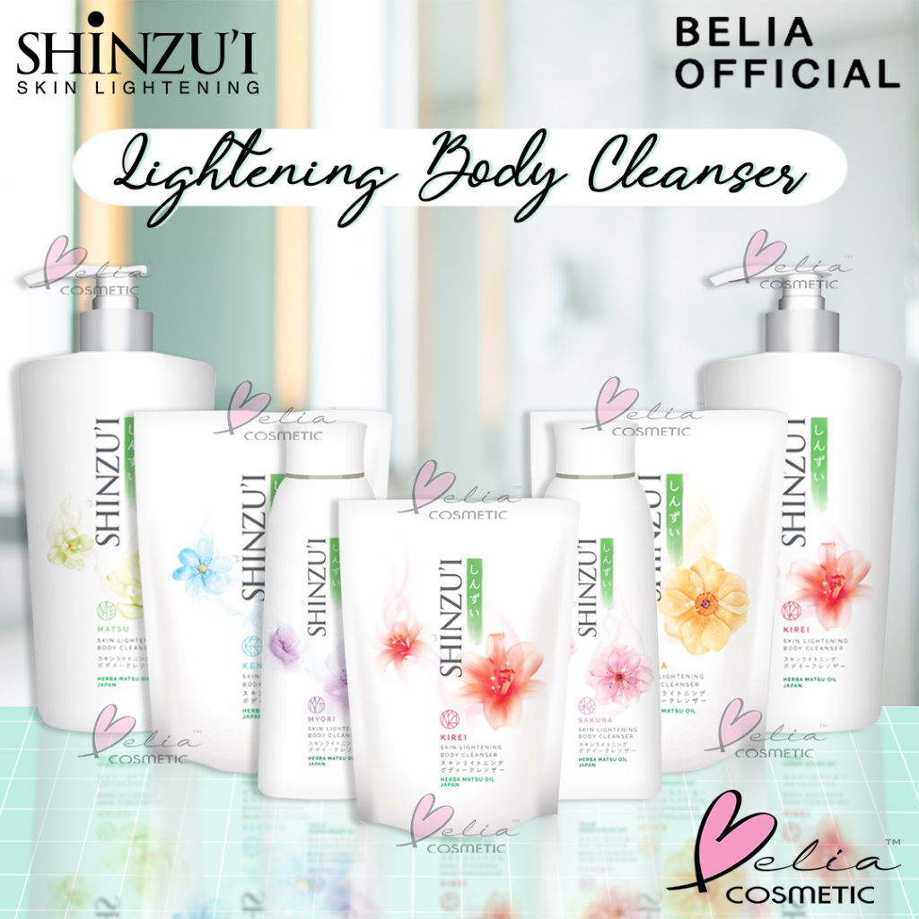 ❤ BELIA ❤ SHINZUI Lightening Body Cleanser | Sabun Cair Shinzu'i | Body Wash 480ml 400ml 225ml 180ml