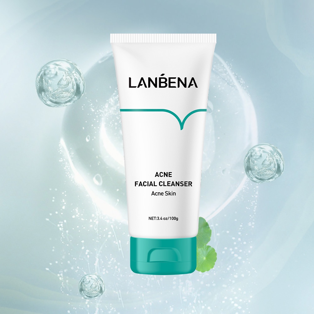 ✨ AKU MURAH ✨ LANBENA Acne Facial Cleanser / Wajah Berjerawat 100 gr