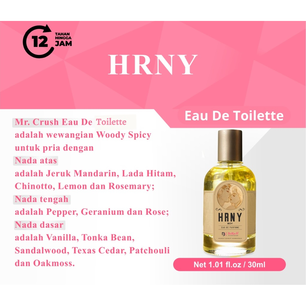 BELI 1 GRATIS 1 [ Gratis Ongkir ] Parfum Mr Crush &amp; Parfum Hrny Parfum Pria Wanita Premium Wangi Tahan Lama Parfum Pemikat Wanita Parfume Hrny Parfume Mr Crush