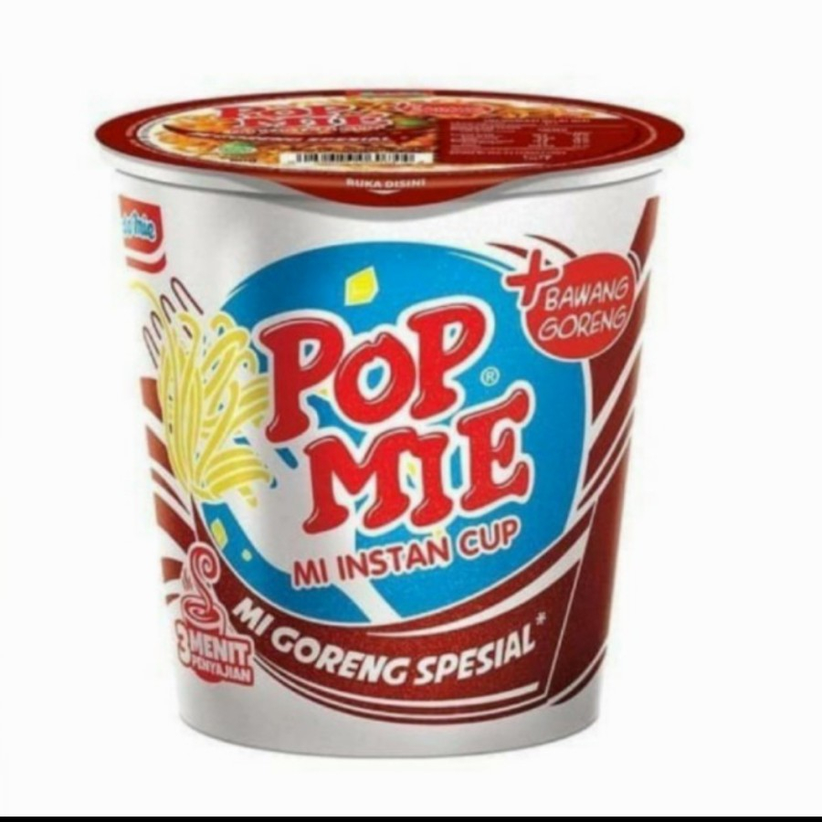 

pop mie instan cup rasa mie goreng spesial
