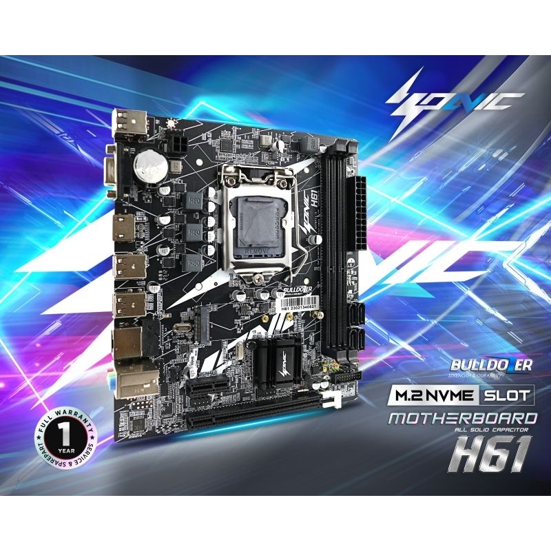 MOTHERBOARD BULLDOZER H61B-LZ