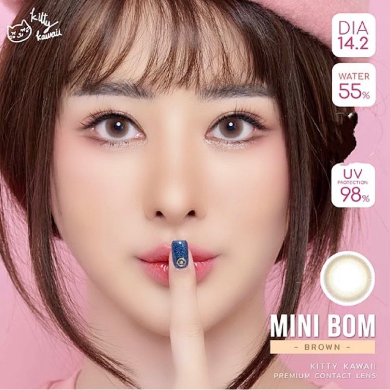 Softlens Kitty Kawaii Mini Bom Normal dia 14,2