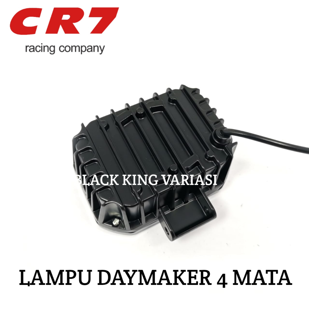 Lampu Tembak Sorot LED CWL 4 Mata Lensa 40 Watt Kotak CWL Motor Mobil 6D Angel Eye Worklight Lampu Tembak Daymaker