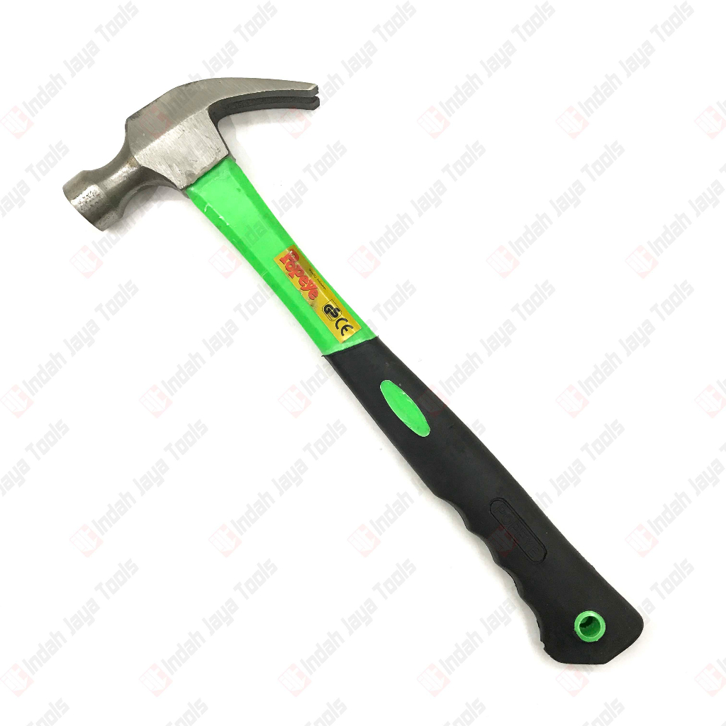 POPEYE Palu Kambing 16 Oz Gagang Fiber 0.5 Kg Claw Hammer Cungkil