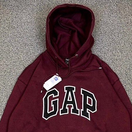 JACKET HOODIE GAP MAROON ORIGINAL 1 FULLTAG&amp;FULLBORDIR