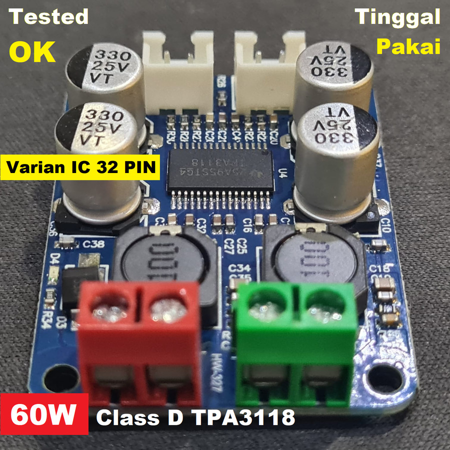 TPA3118D2 TPA3118 CLASS D HIFI SUBWOOFER DIGITAL POWER MONO AMPLIFIER