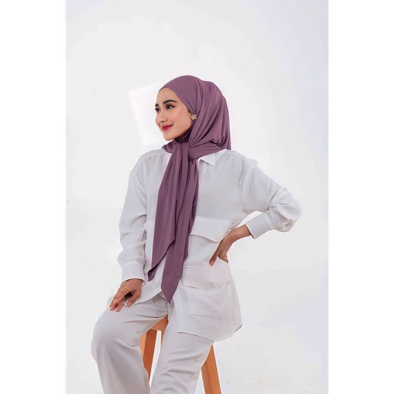 Hijab Instant Segitiga Jersey Premium