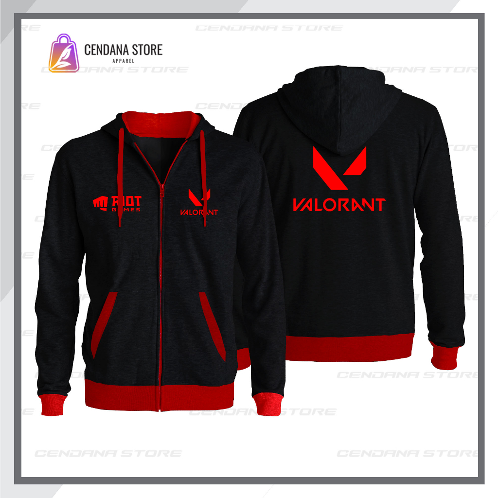 Jaket Sweater Game Valorant Riot Games