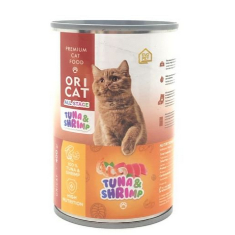 ORICAT KALENG 400gr SEMUA USIA ORI CAT WET FOOD