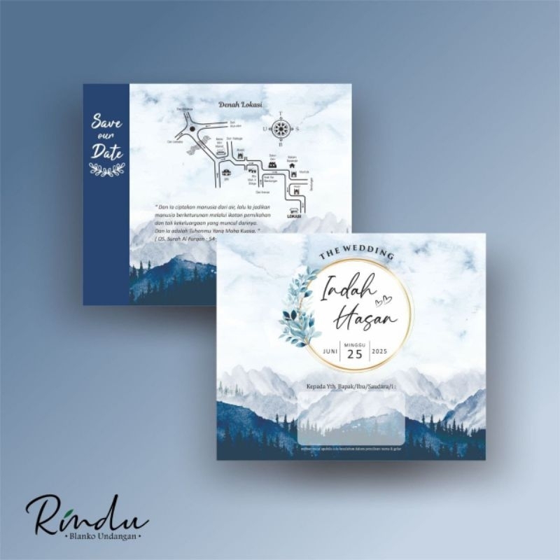 Blanko Rindu 08 (free file setting Corel) Blangko Undangan Kosongan