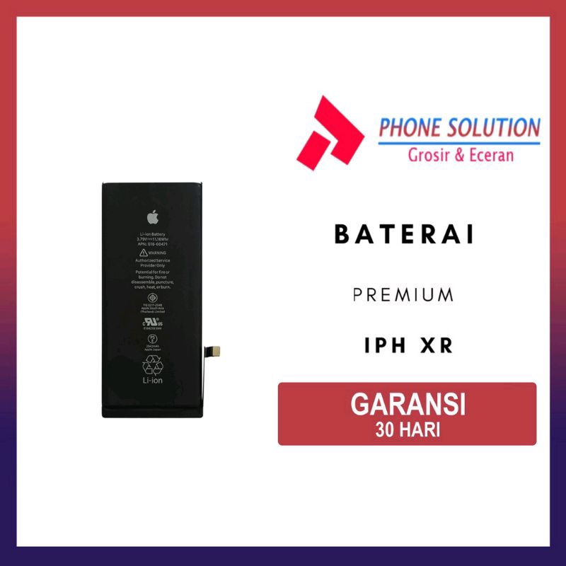 Baterai Premium IP XR / Baterai IP  // Supplier Baterai - Garansi 1 Bulan ini