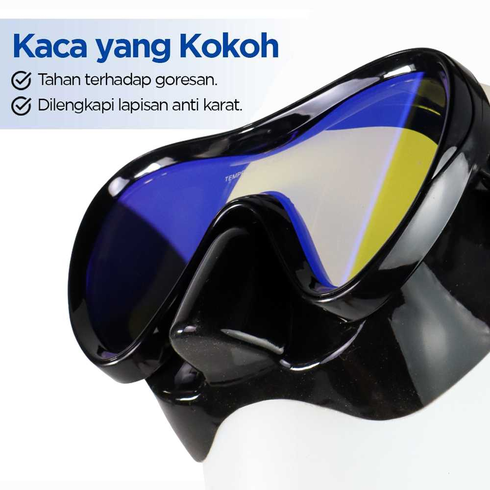 Kacamata Selam Scuba Diving Mask Snorkeling Goggles