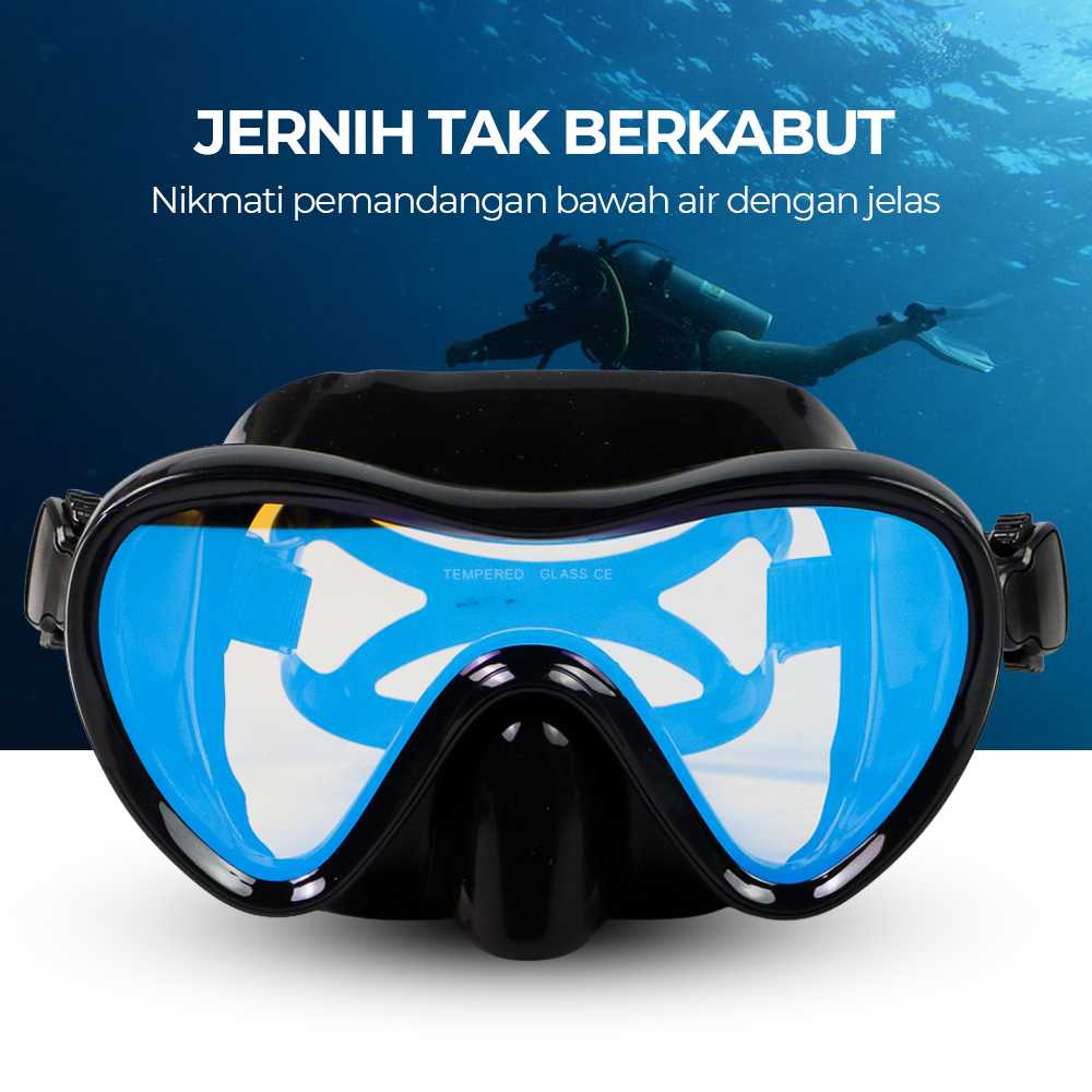 Kacamata Selam Scuba Diving Mask Snorkeling Goggles