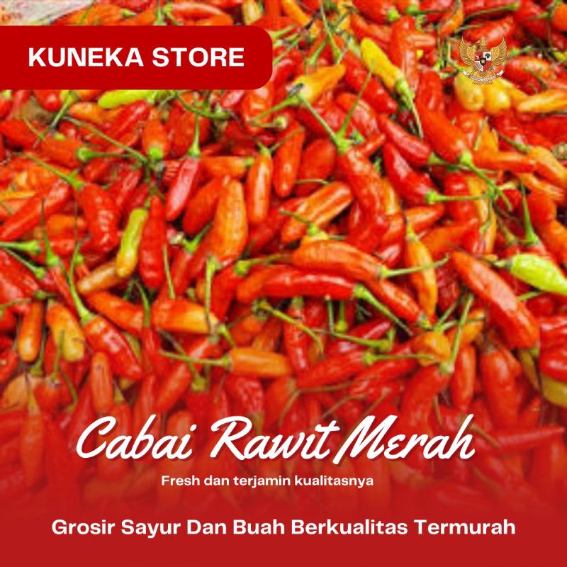 

CABE RAWIT MERAH CABE JUMBO PEDAS PER PACK