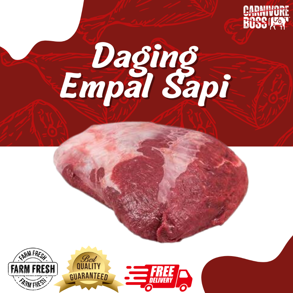 

DAGING EMPAL SAPI SUPER FRESH 1 KG / DAGING EMPAL / EMPAL SAPI / DAGING SAPI