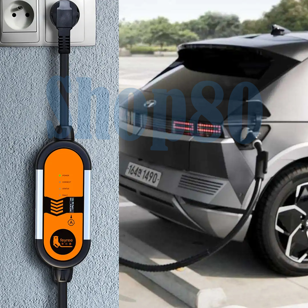 Charger Mobil Listrik Type2 16A 3.5kW IEC 62196 Wuling AirEV Air EV Ioniq 5 Kona Tesla Type 2 Electric Vehicle Car