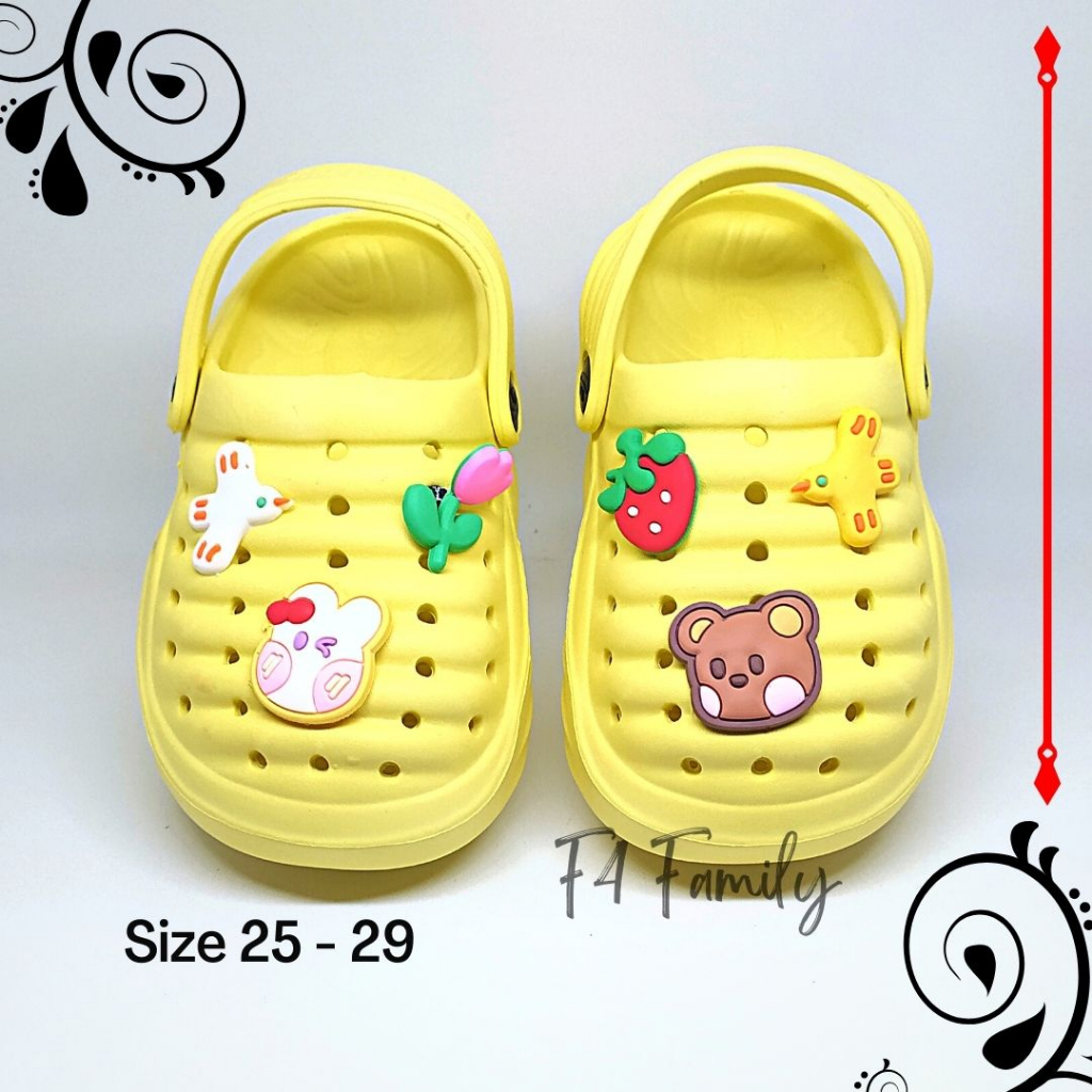 MD79 - Sendal Anak Perempuan Usia 3 6 Tahun Terbaru 2023 Baim Tali Belakang Murah