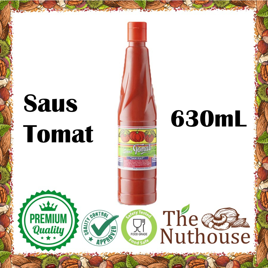 Sam Hap Tomato Sauce / Saus Tomat 630ml [Halal] Cap Tiga Tomat