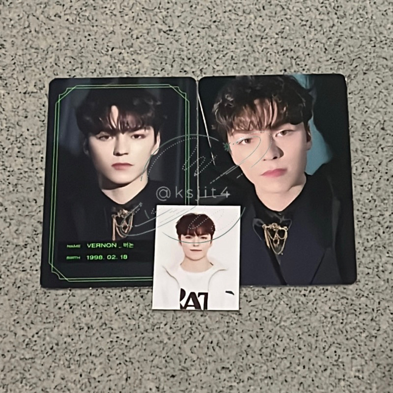 Photocard Seventeen Vernon Gameboi Set PC svt vernon