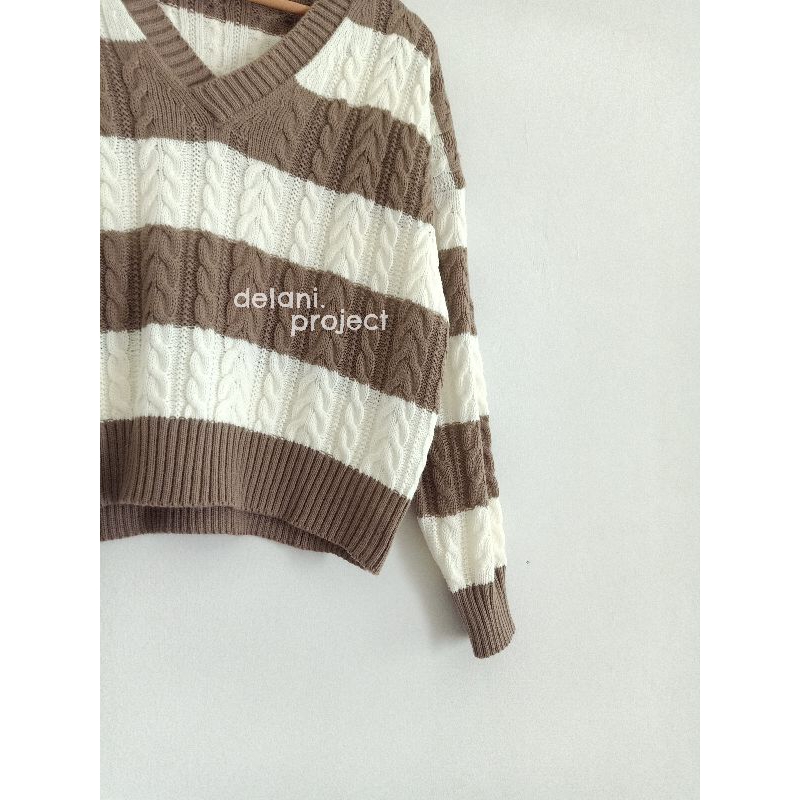 Noha Sweater Stripe Delani.Project