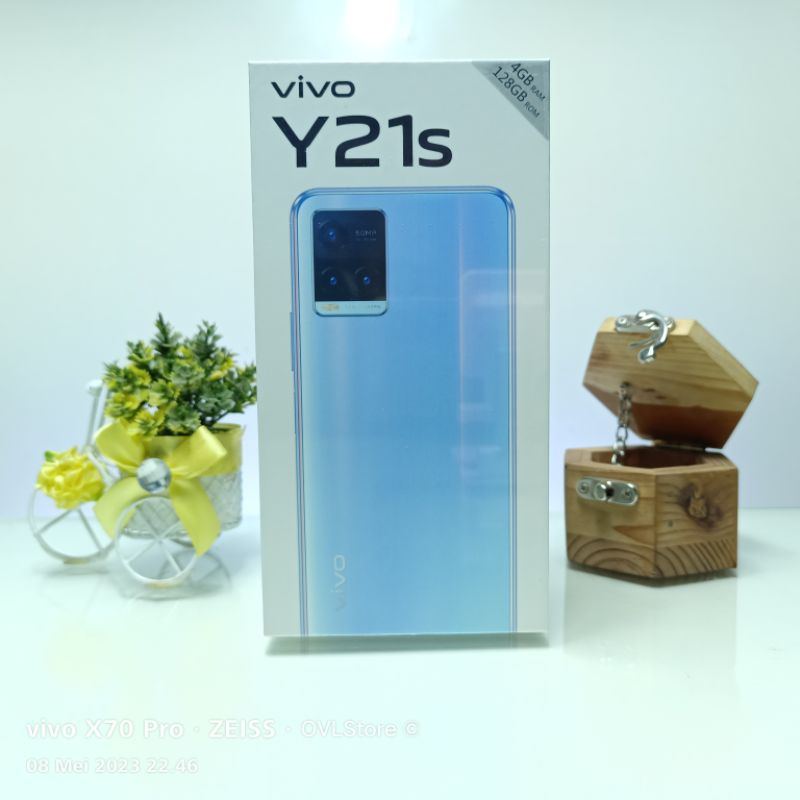 HP BARU VIVO Y21s 4/128 GB RESMI NEW RAM 4 INTERNAL 128GB BNIB