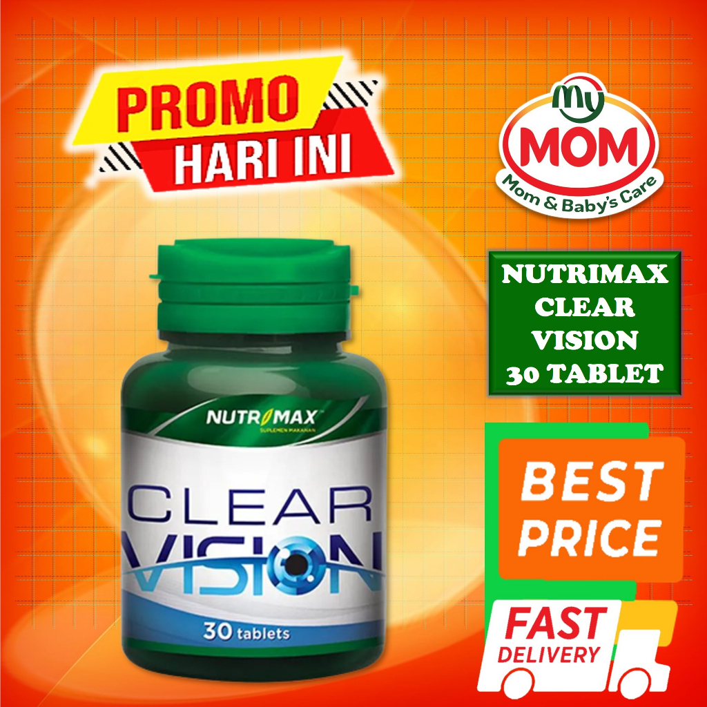 [BPOM] Nutrimax Clear Vision Isi 30 Tablet/ Eye Bright Vitamin Mata Minus / Vitamin Glukoma / MY MOM