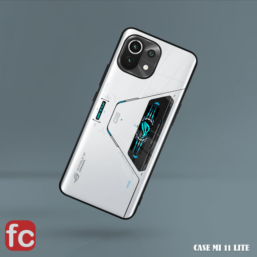 Softcase Xiaomi Mi 11 Lite | Mi11 | FR10 Game Gaming Rog | Case Glossy Hd 11Lite | Casing Kilau Hp X