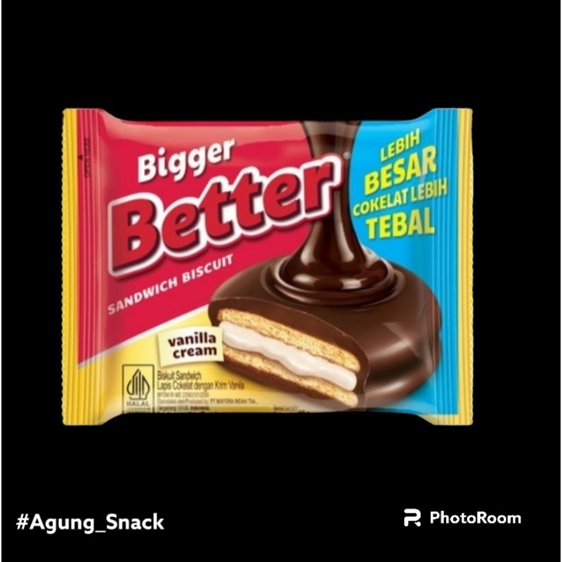 

Roma Better Bigger Sandwitch Biskuit Vanilla Cream ( 1 pack | 10 Bks )@ 27g