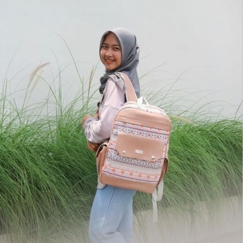 Tas Ransel Rumah Warna Tribal Series