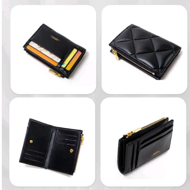 Velvet Wallet Dompet Lipat Jims Honey Free Box