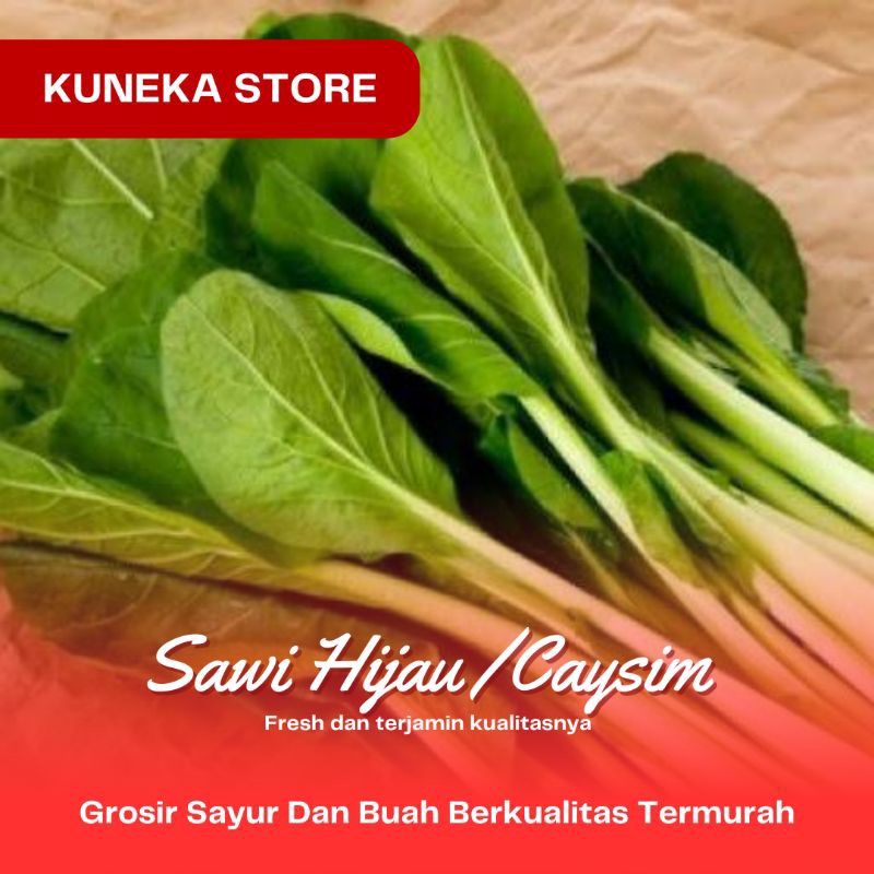 

SAWI HIJAU SEGAR CAYSIM CESIM FRESH 200GR