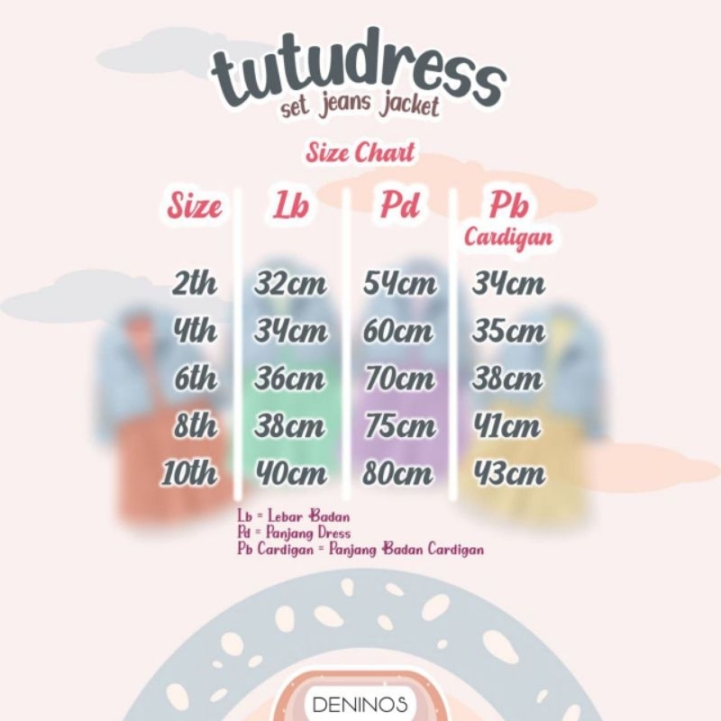 Ready ‼️ Set Tutu Dress by Deninos bisa Cod