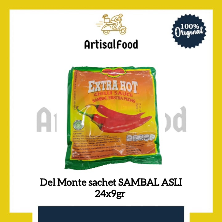 

DELMONTE EXTRA HOT SACHET (24X9 gr) saus del monte