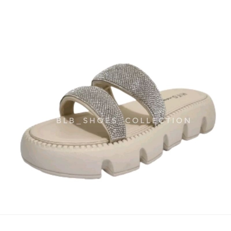 Sandal Wanita Glitter Sandal Selop Wanita Import Sandal Wedges Ban Dua Glitter Viral Sandal Cewek Ban 2 Glitter Nyaman Kekinian