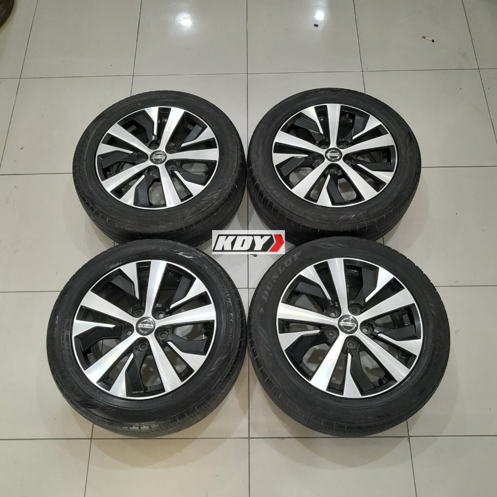 VELG MOBIL SEKEN STD LIVINA R16X6,5 5X114,3 ET46 B/P + BAN DUNLOP(2019) 205 55 R16(70%)