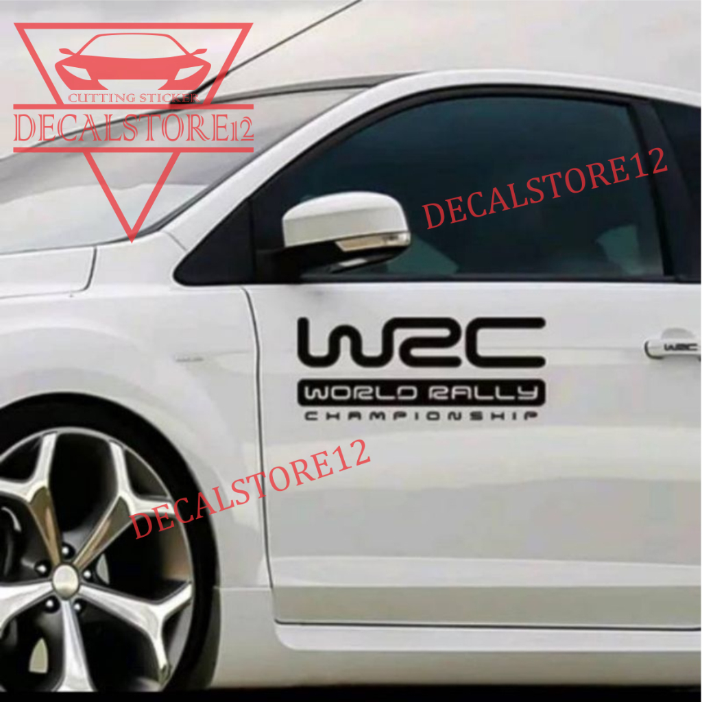 Stiker wrc sticker mobil wrc world rally