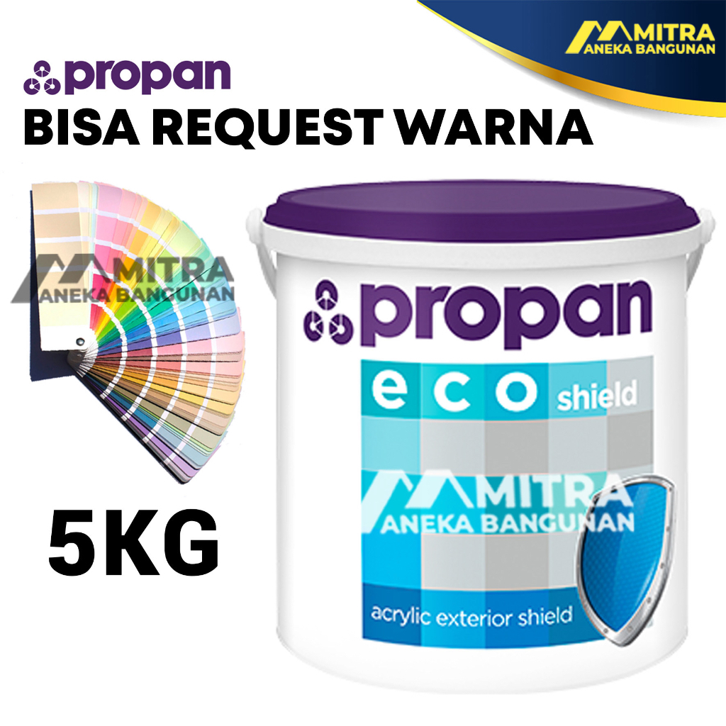 CAT TEMBOK EKSTERIOR ECOSHIELD PROPAN 5 KG / CUSTOM WARNA TINTING