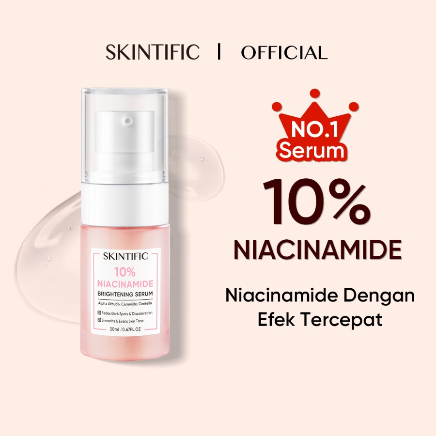 SKINTIFIC 10% Niacinamide Brightening Serum Pencerah Wajah