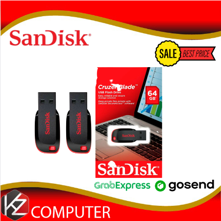 Flashdisk Sandisk Cruzer Blade 64GB