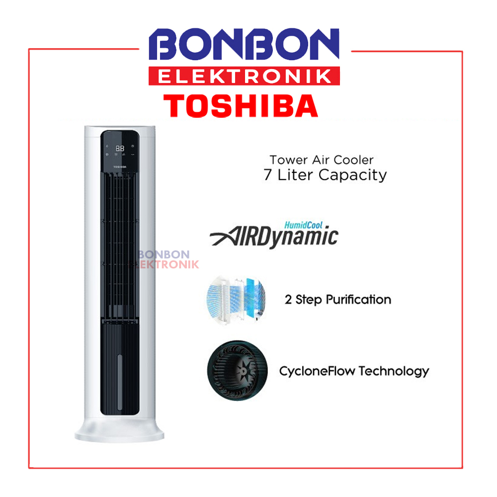 Toshiba Air Cooler 7 Liter F-AEZ80ID Humid Cool Airdynamic 20m² 65W