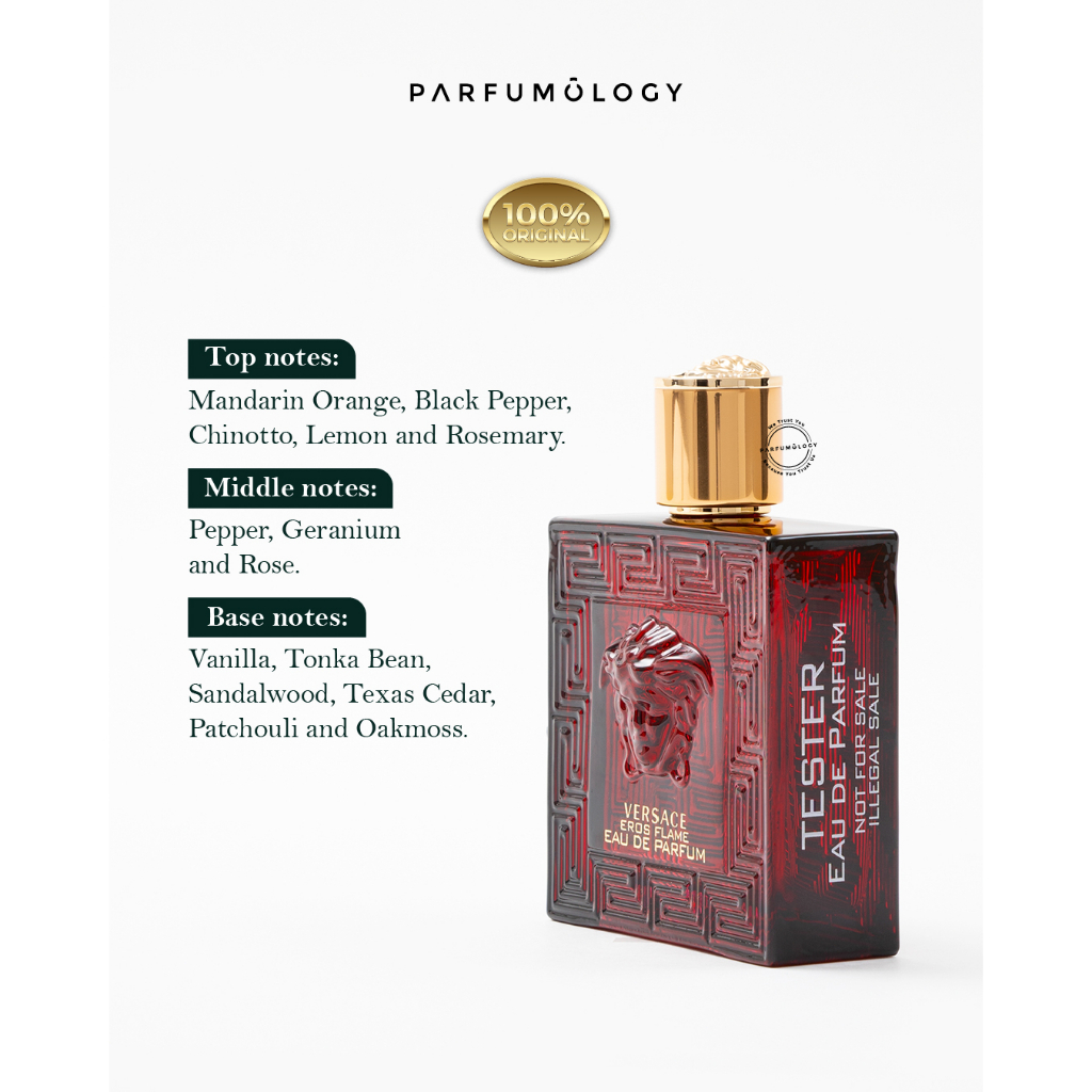 Versace Eros Flame EDP - 100ml - Parfum Original