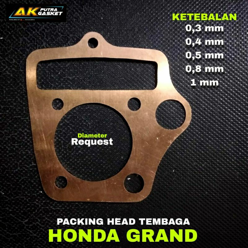 Paking Head Honda Grand Tembaga / Packing perpak gasket honda prima win