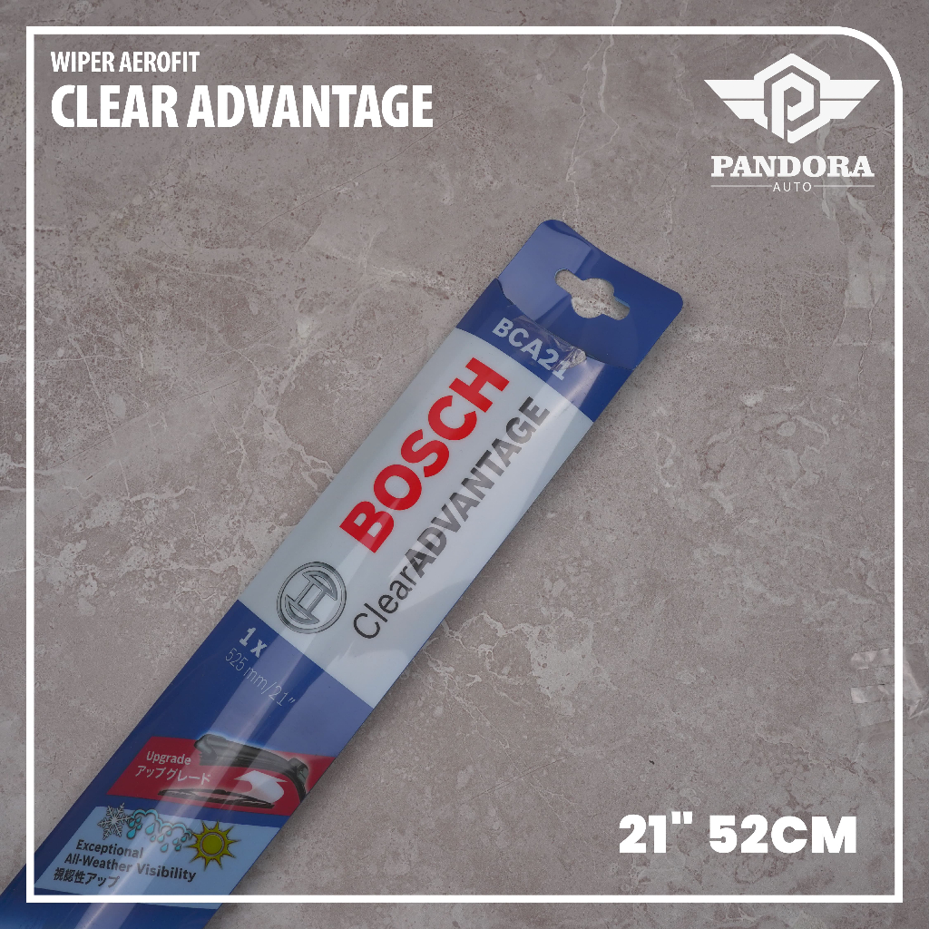 WIPER BLADE BOSCH FRAMELESS CLEAR ADVANTAGE 21&quot; INCHI ORIGINAL